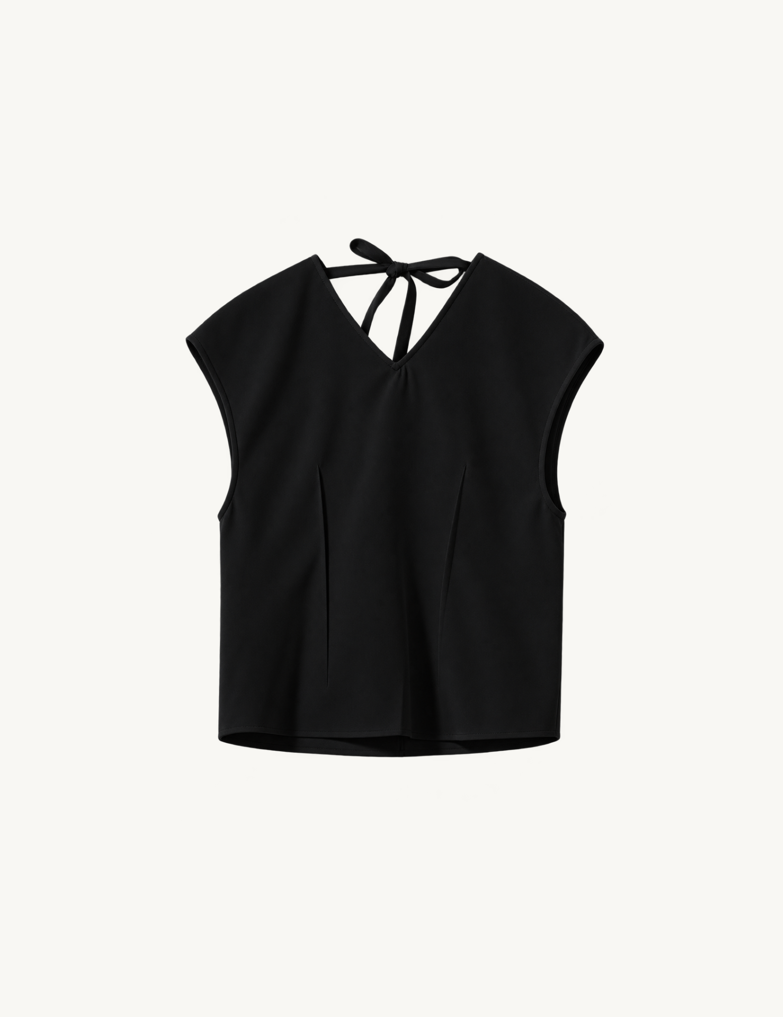 Crepe Back Blouse Black