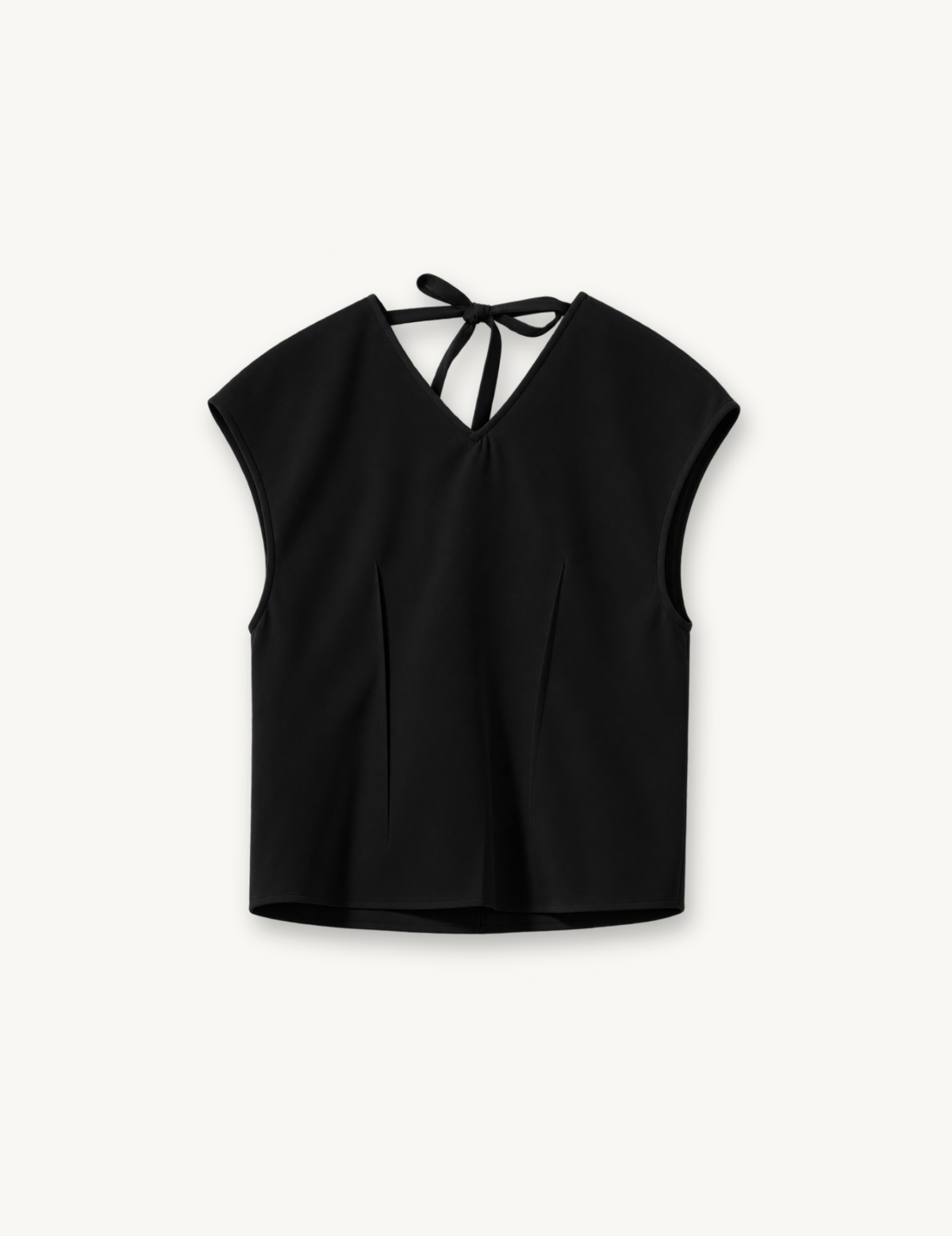 Crepe Back Blouse Black