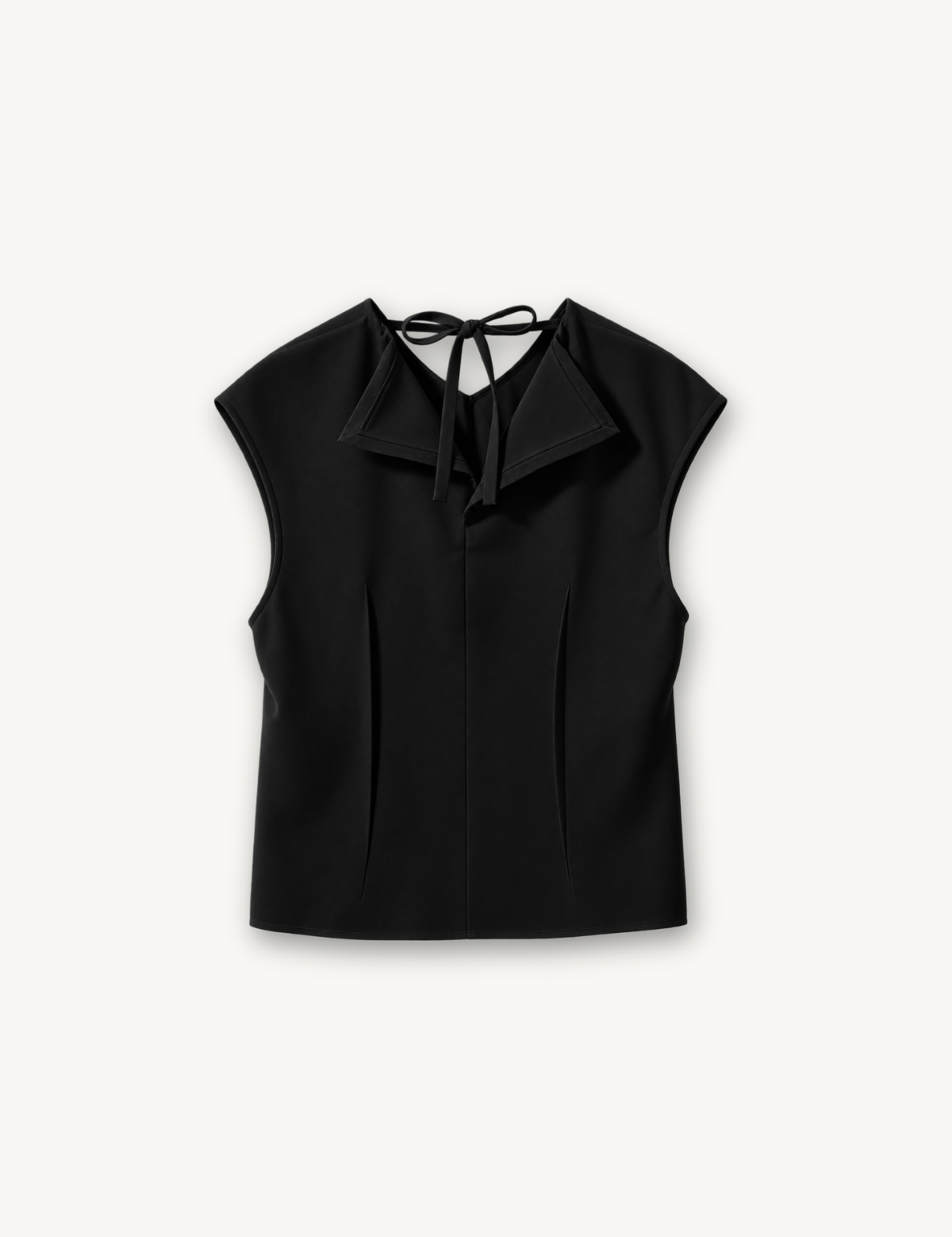 Crepe Back Blouse Black