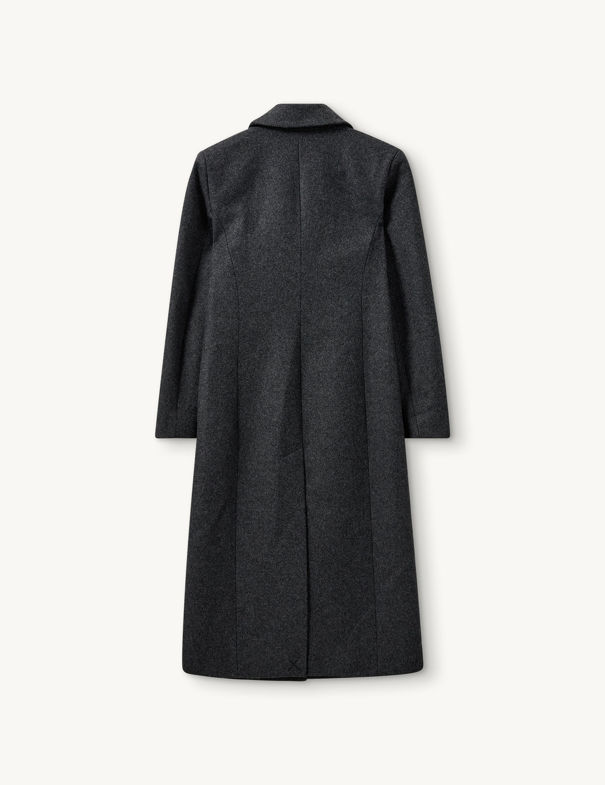 Manhattan Fitted Coat Grey Melange