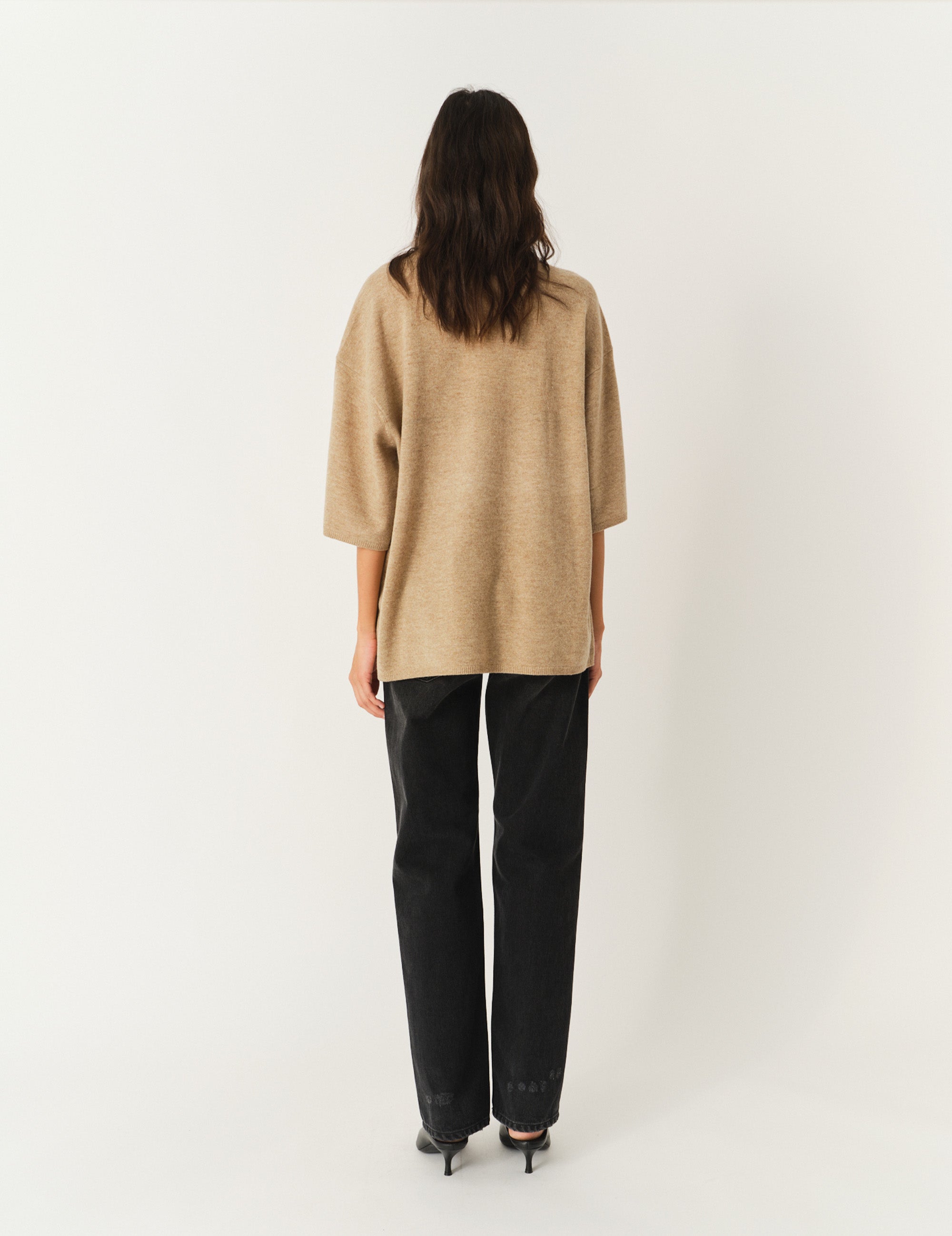 Como Oversized Tee Camel 6 / Camel