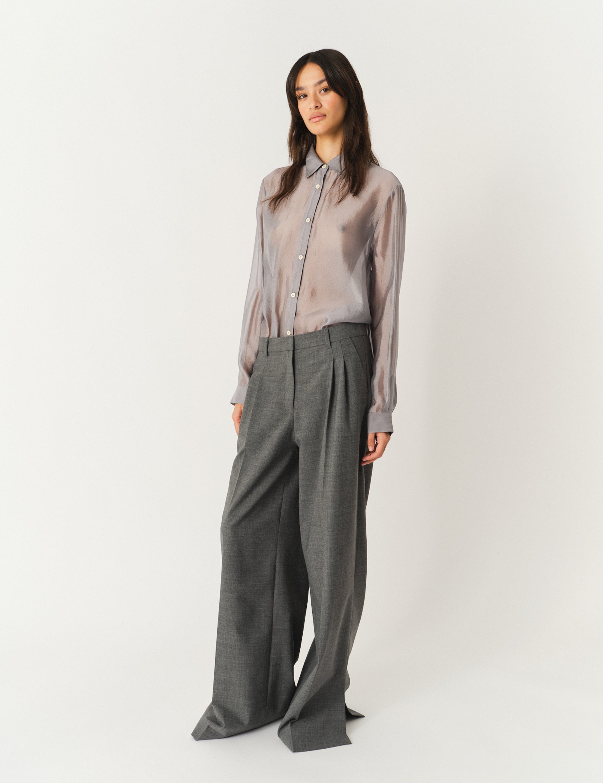 Grand Pants Grey Melange 6 / Grey Melange