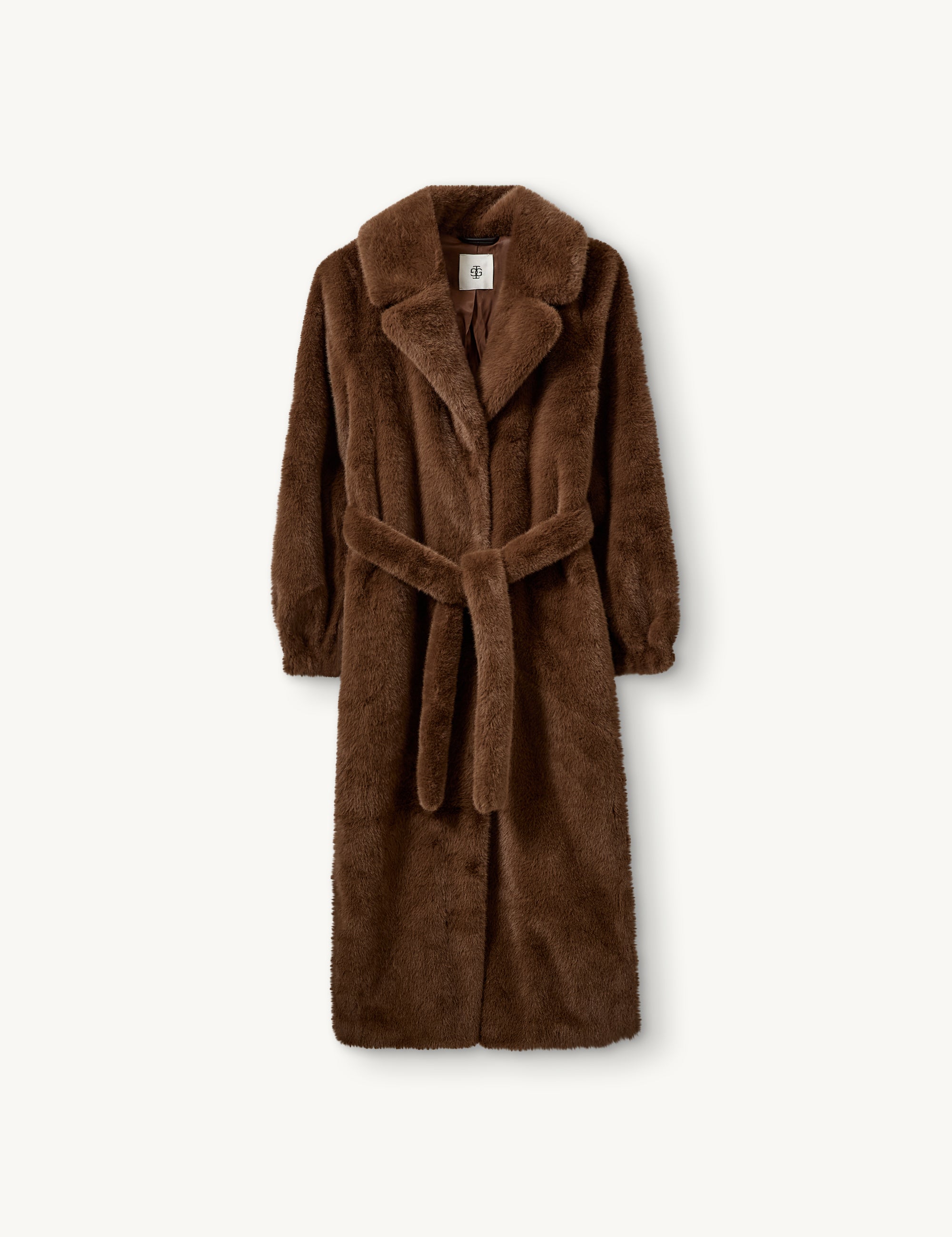 Bianchi Long Coat Brown