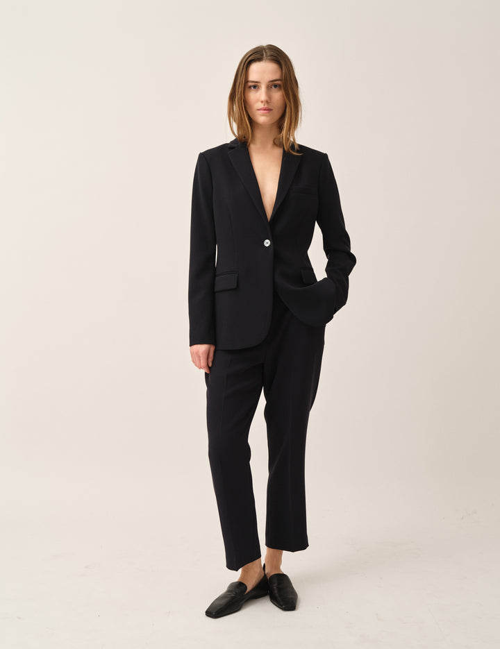 Crepe Blazer Black 4 / Black