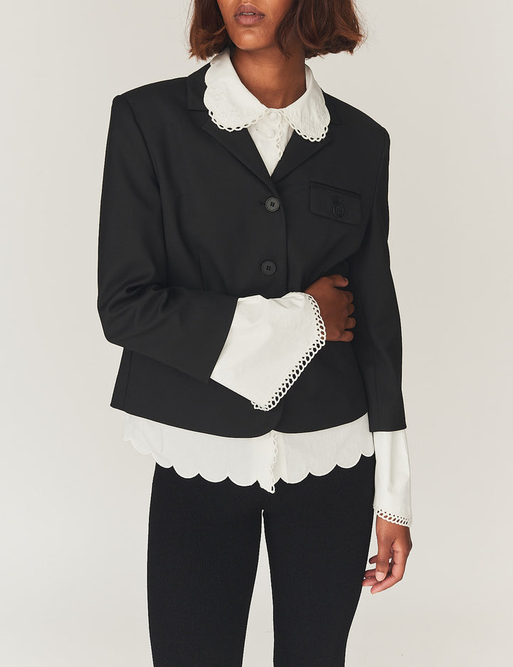 Pisano Fitted Jacket Black 4 / Black