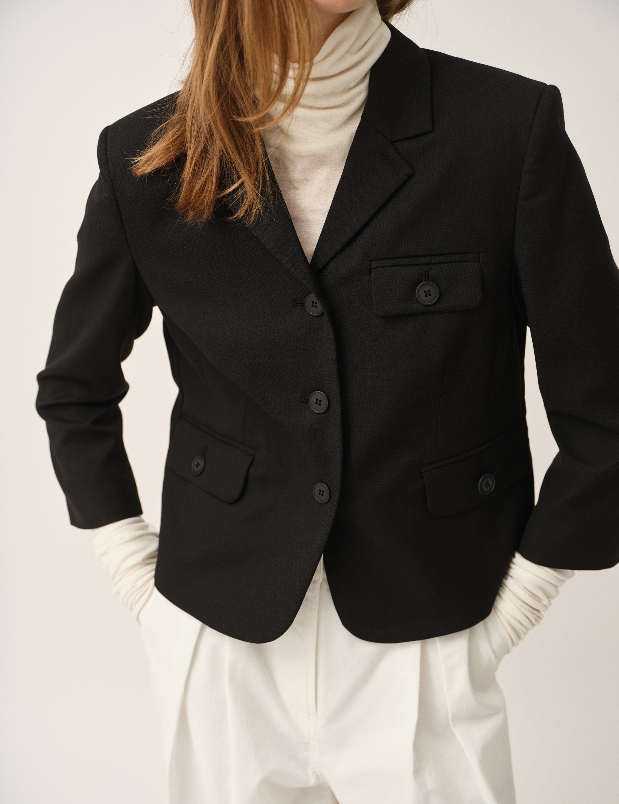Grand Fitted Jacket Black 4 / Black