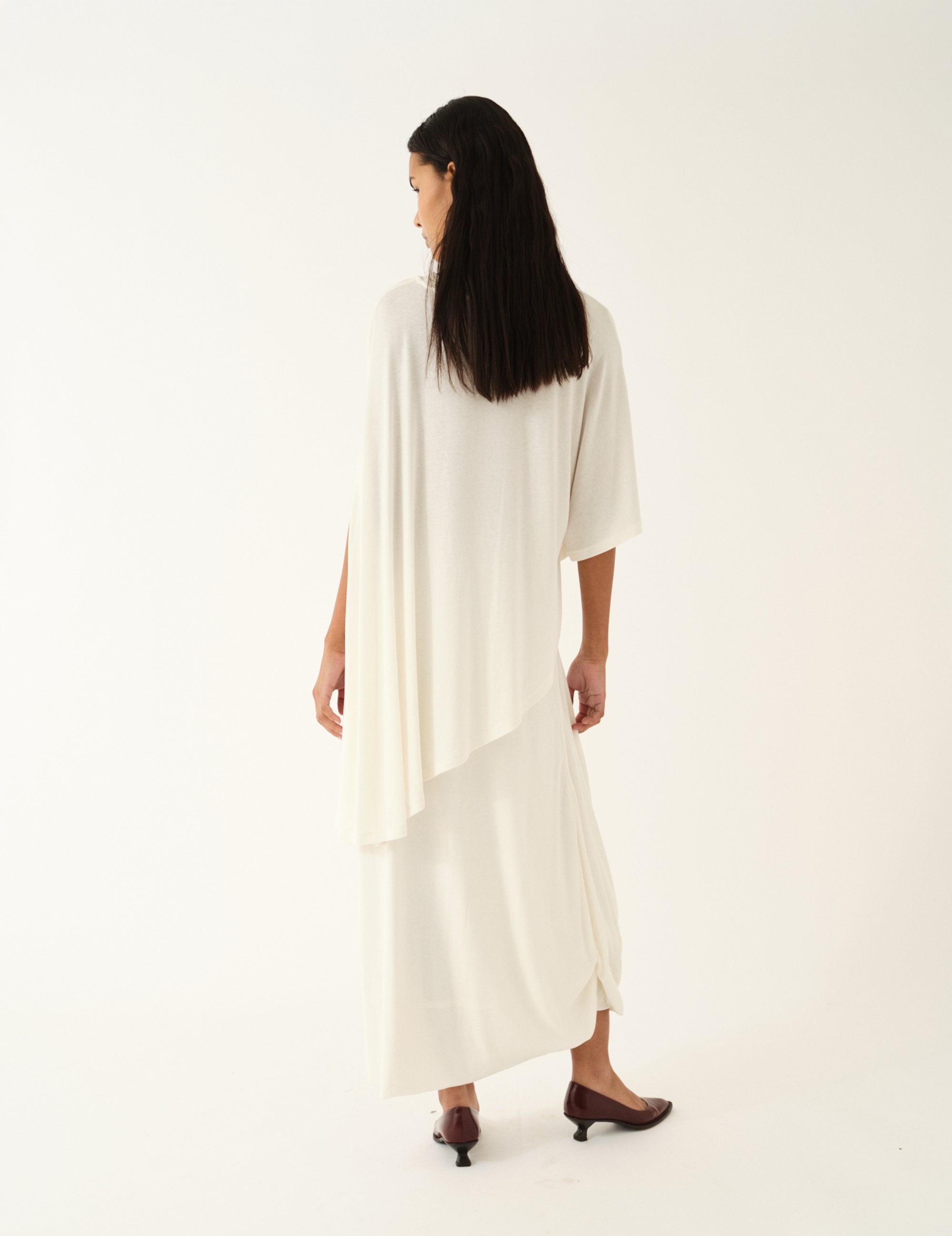 Breanna Knot Skirt Cream 4 / Cream