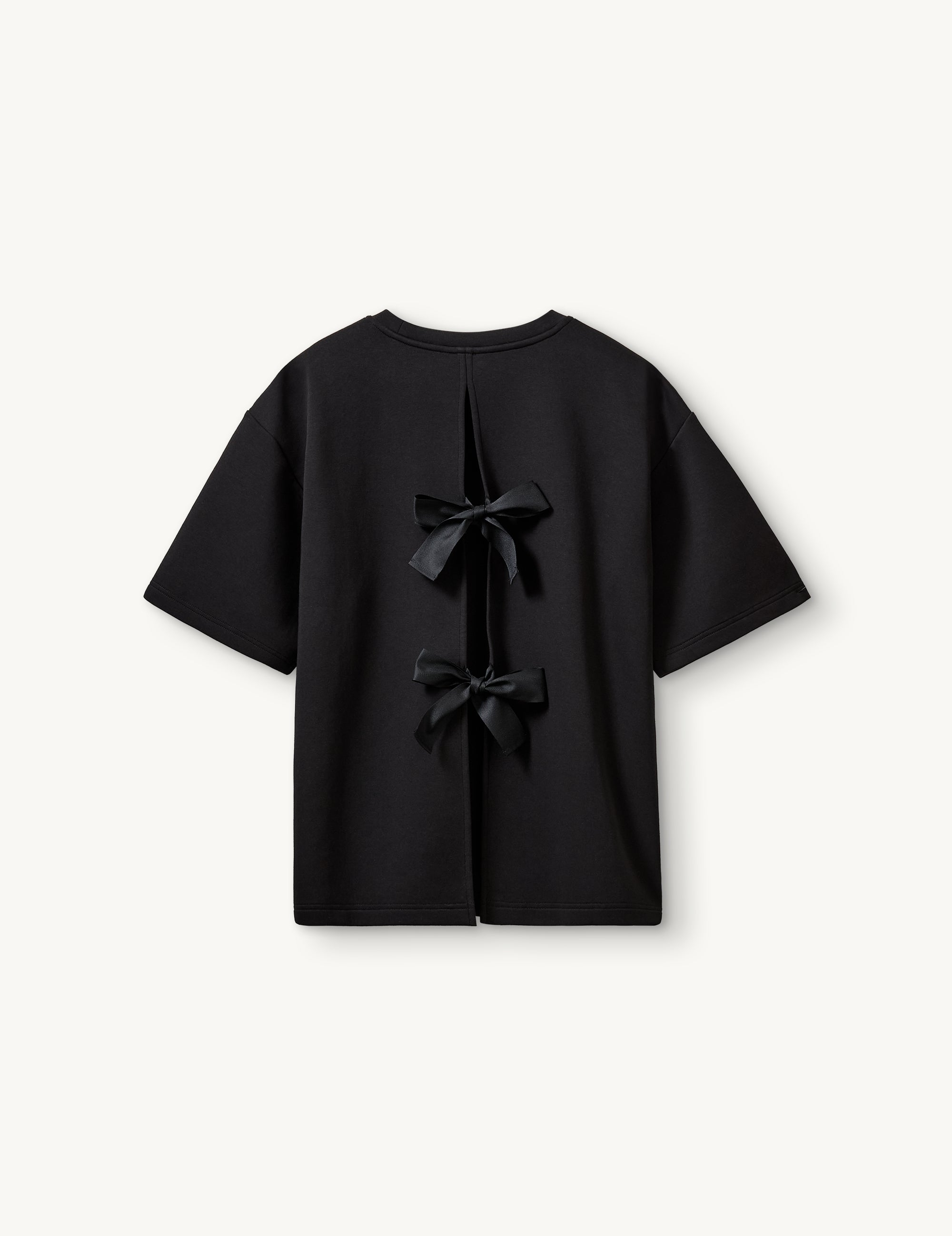 TG Bow Tee Black OS / Black
