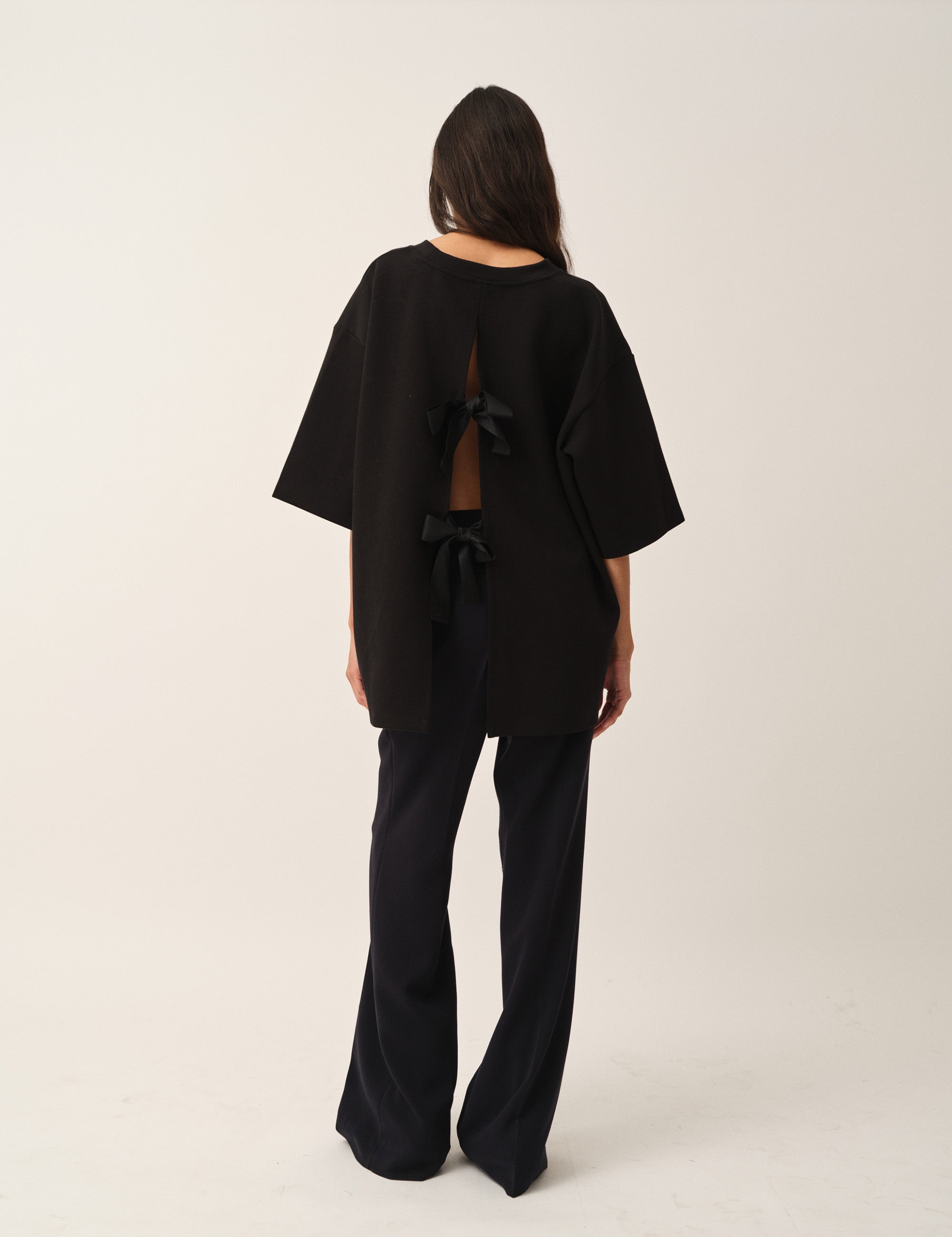 TG Bow Tee Black OS / Black