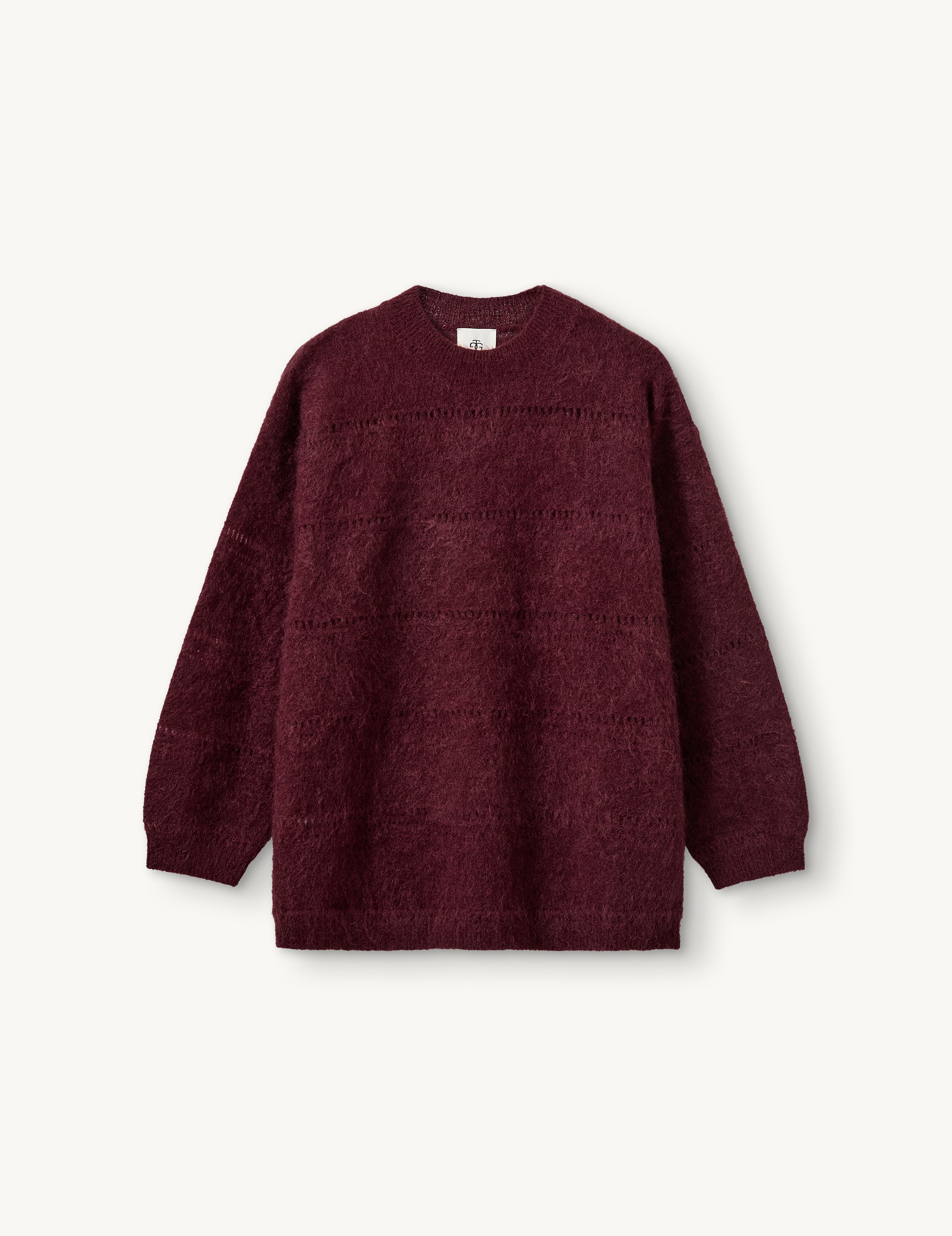 Roma Boxy Sweater Merlot