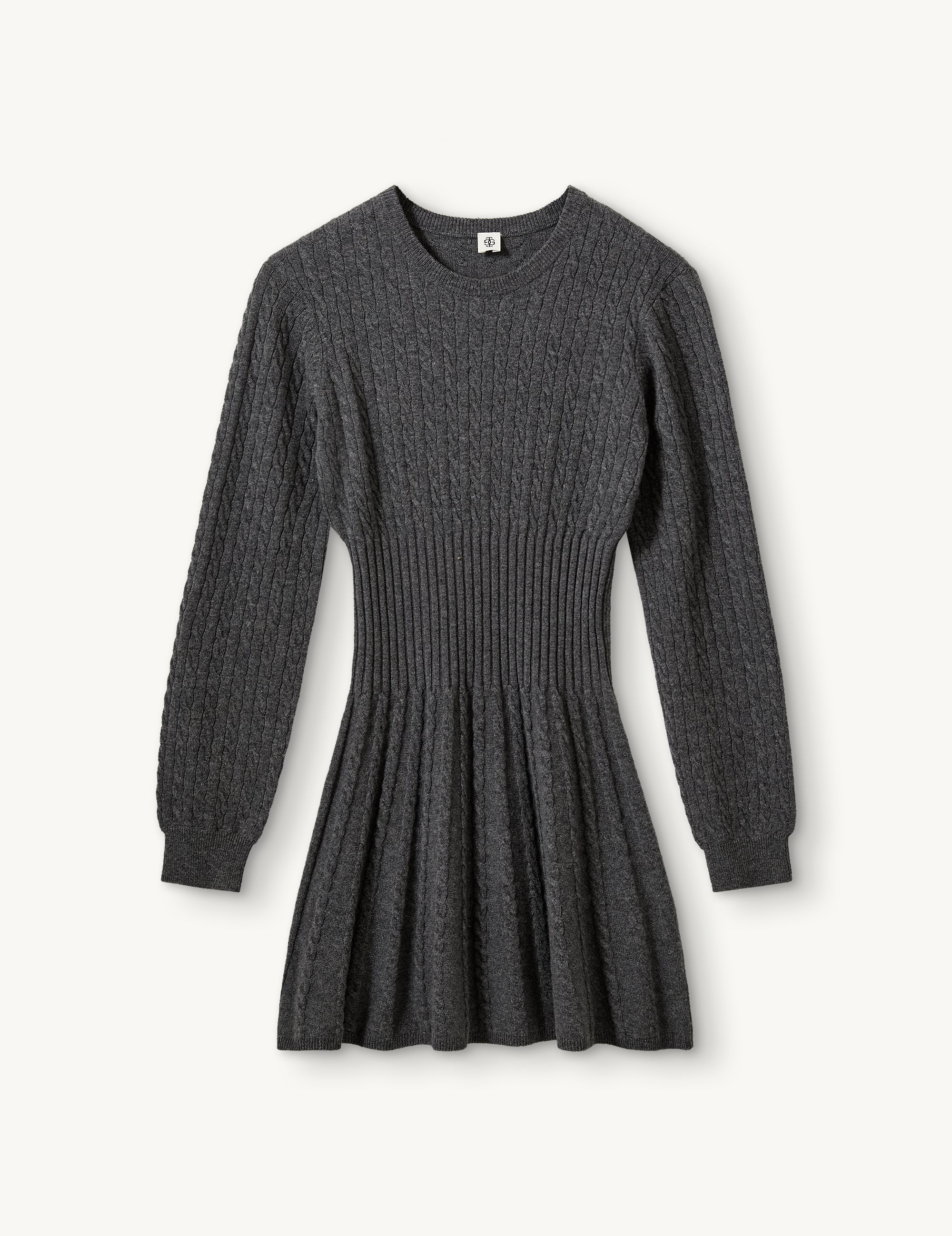 Como Cute Dress Grey Melange