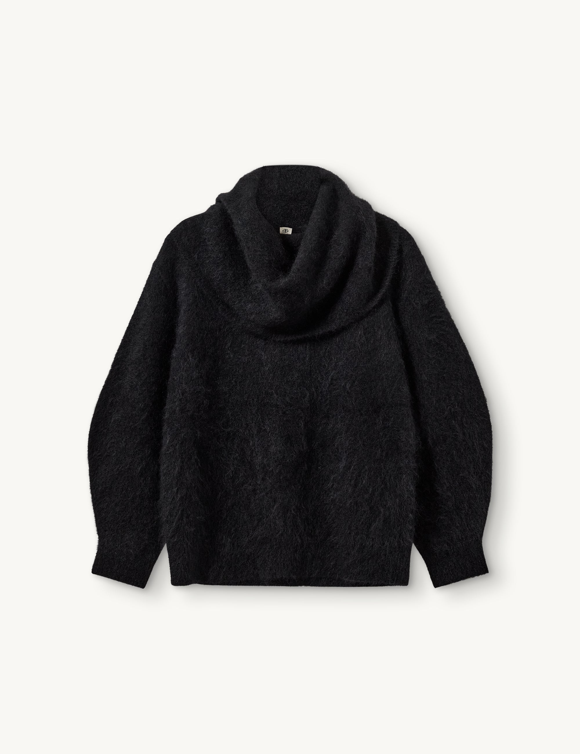 Roma Neck Sweater Black