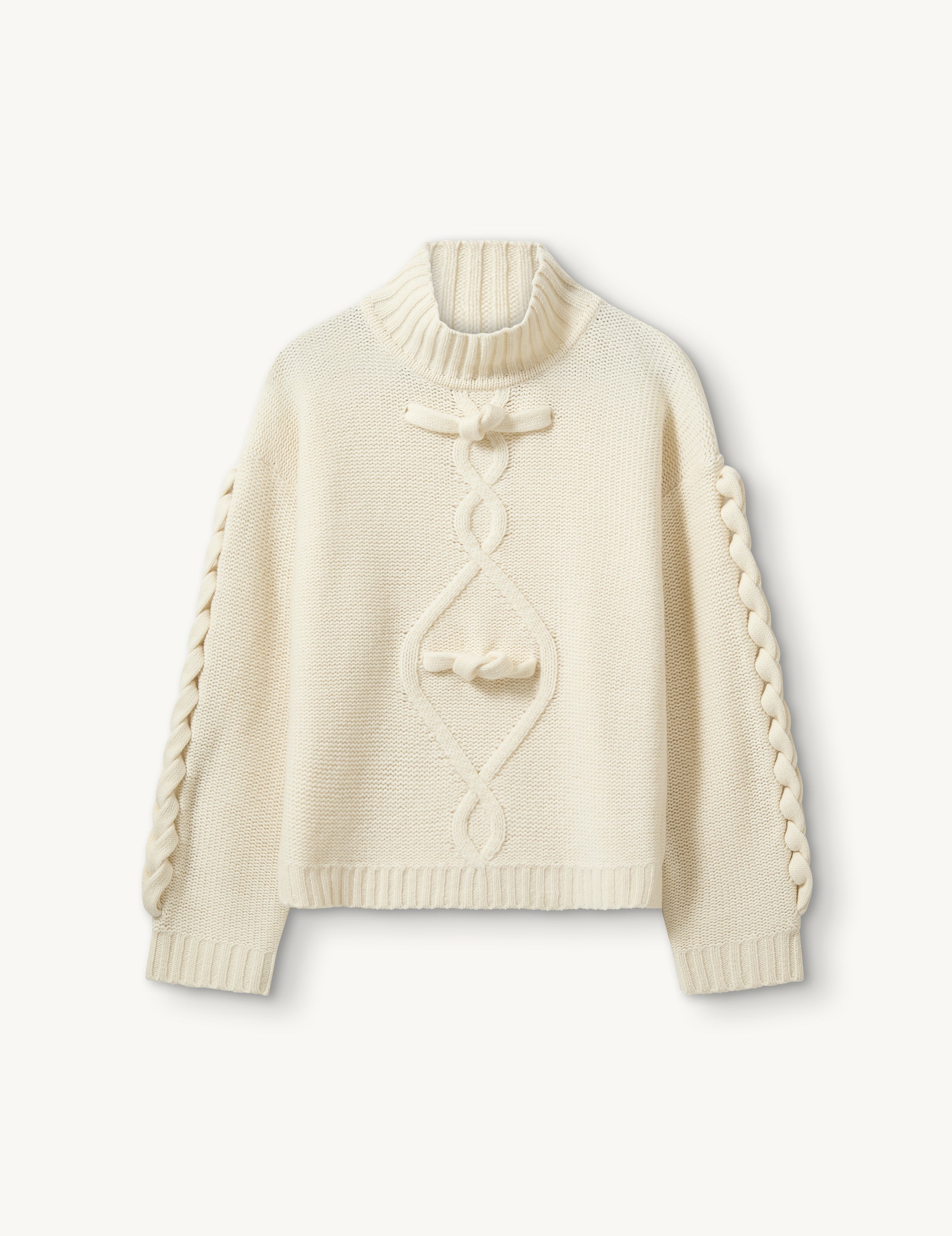 Como Braid Sweater Cream