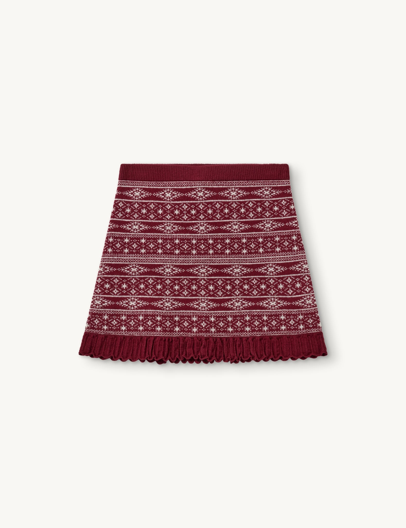 Faroe Island Mini Merlot/cream artwork