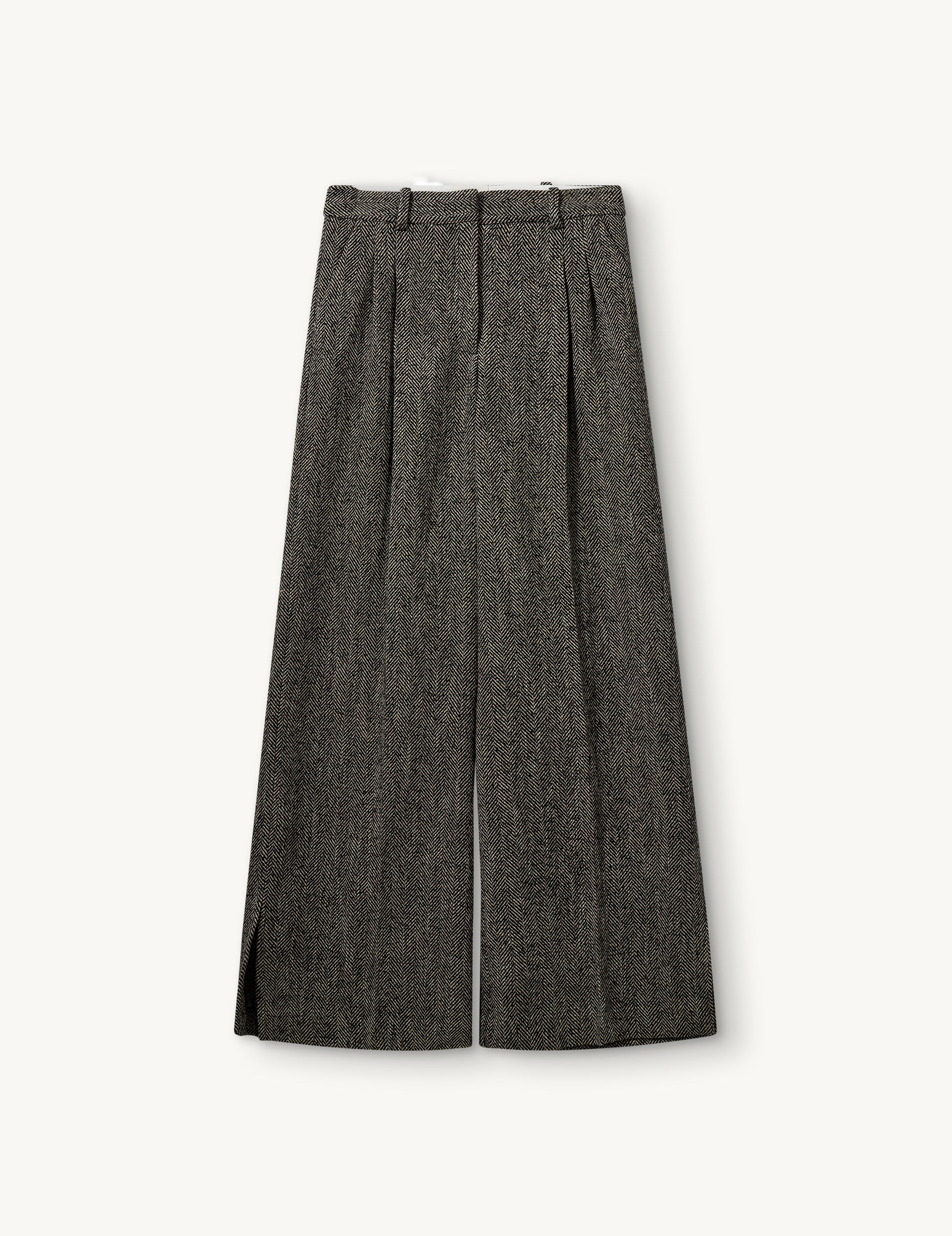 York Pants Black/brown herringbone