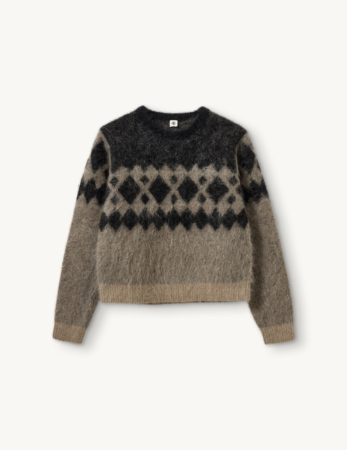 Roma Argyle Knit Raw/Black Artwork