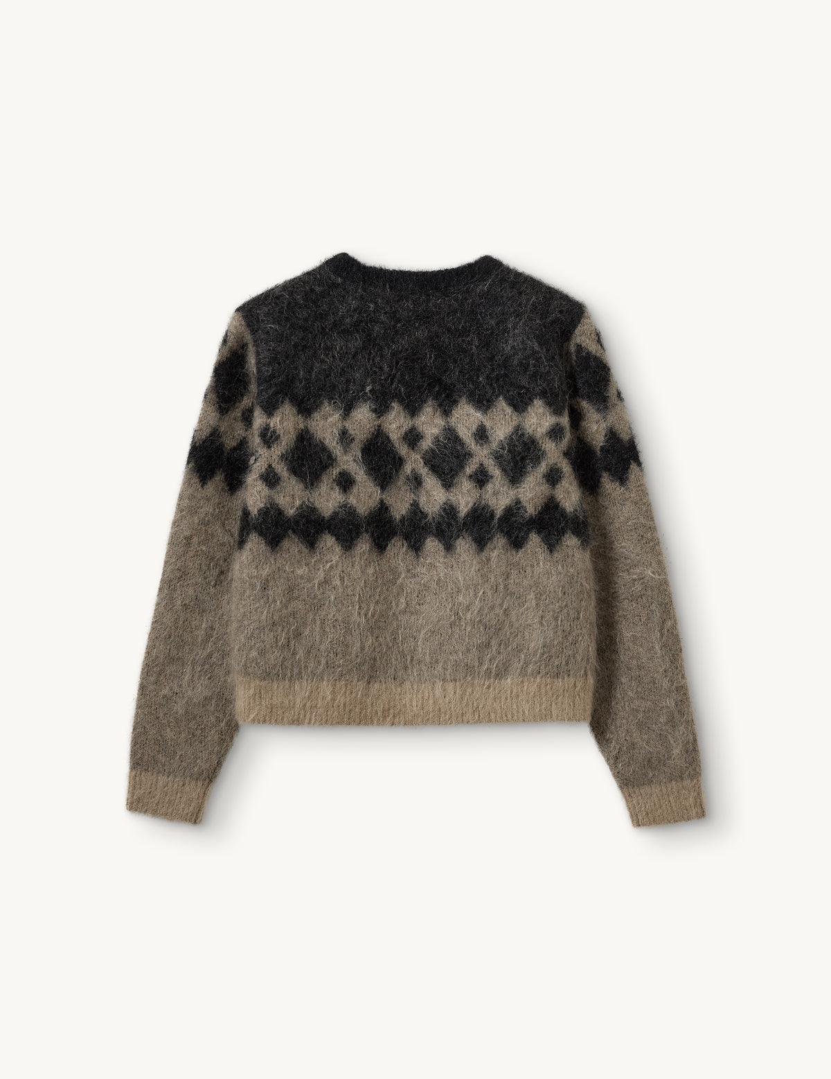 Roma Argyle Knit Raw/Black Artwork