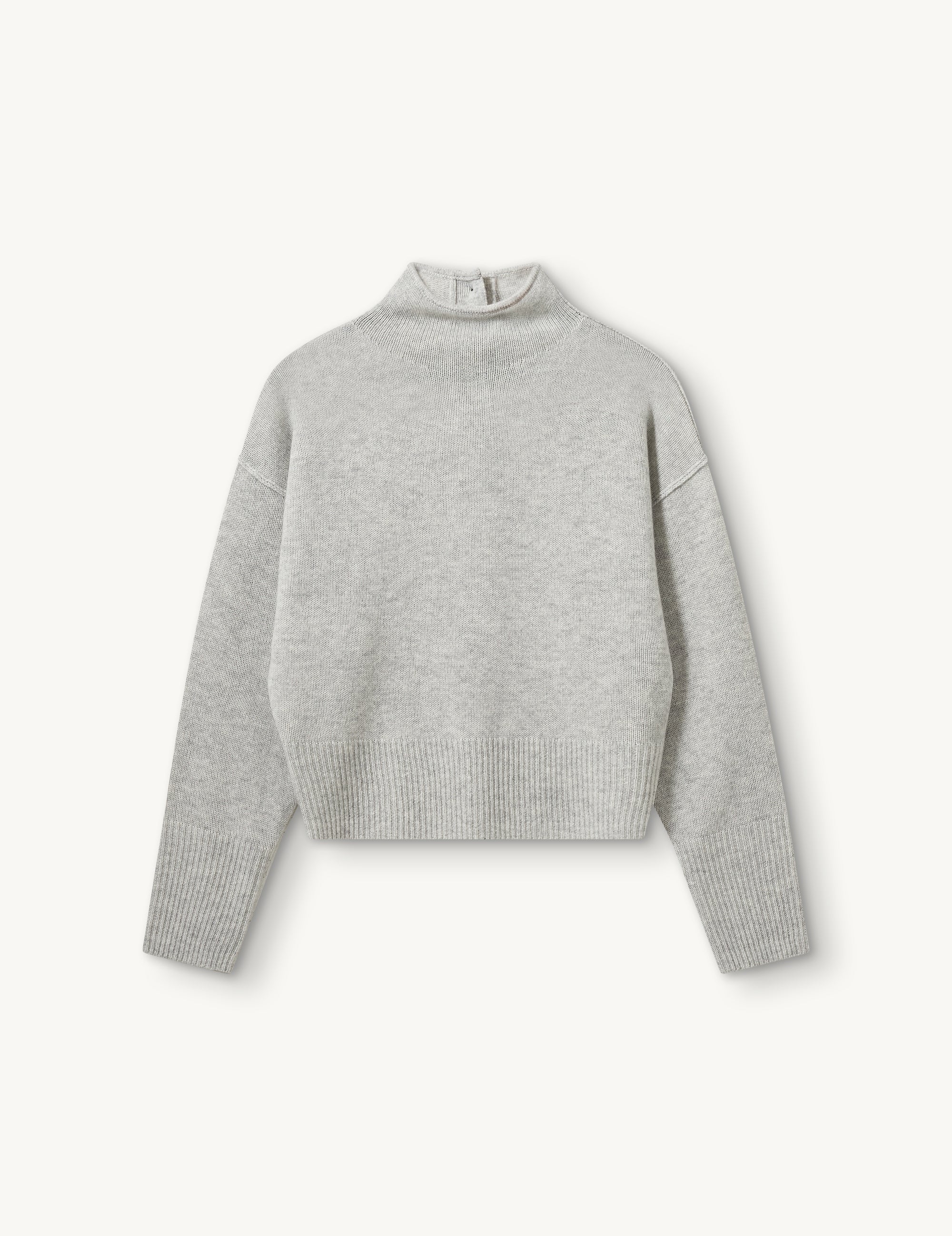Volmer Back Knit Heather Grey Melange