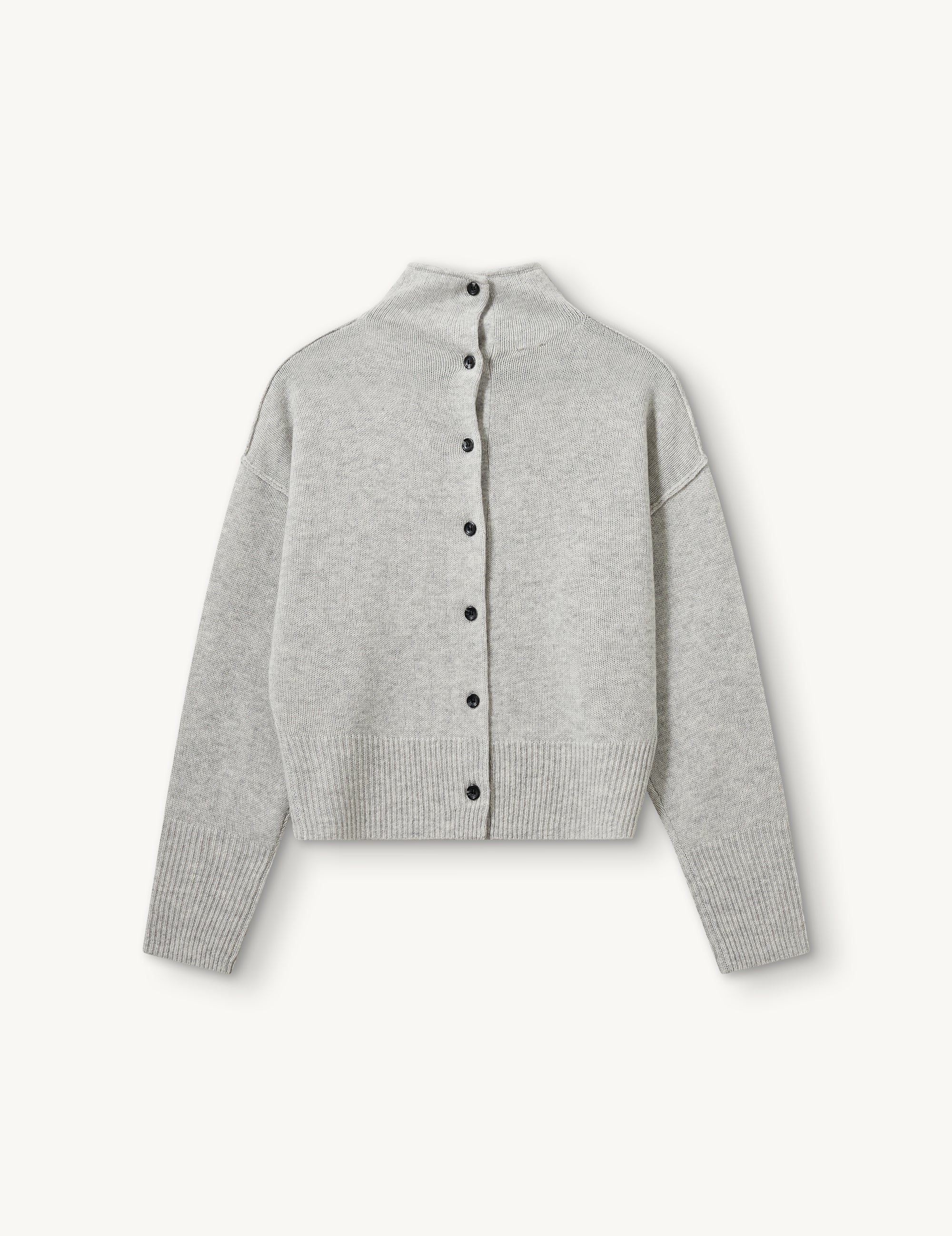 Volmer Back Knit Heather Grey Melange