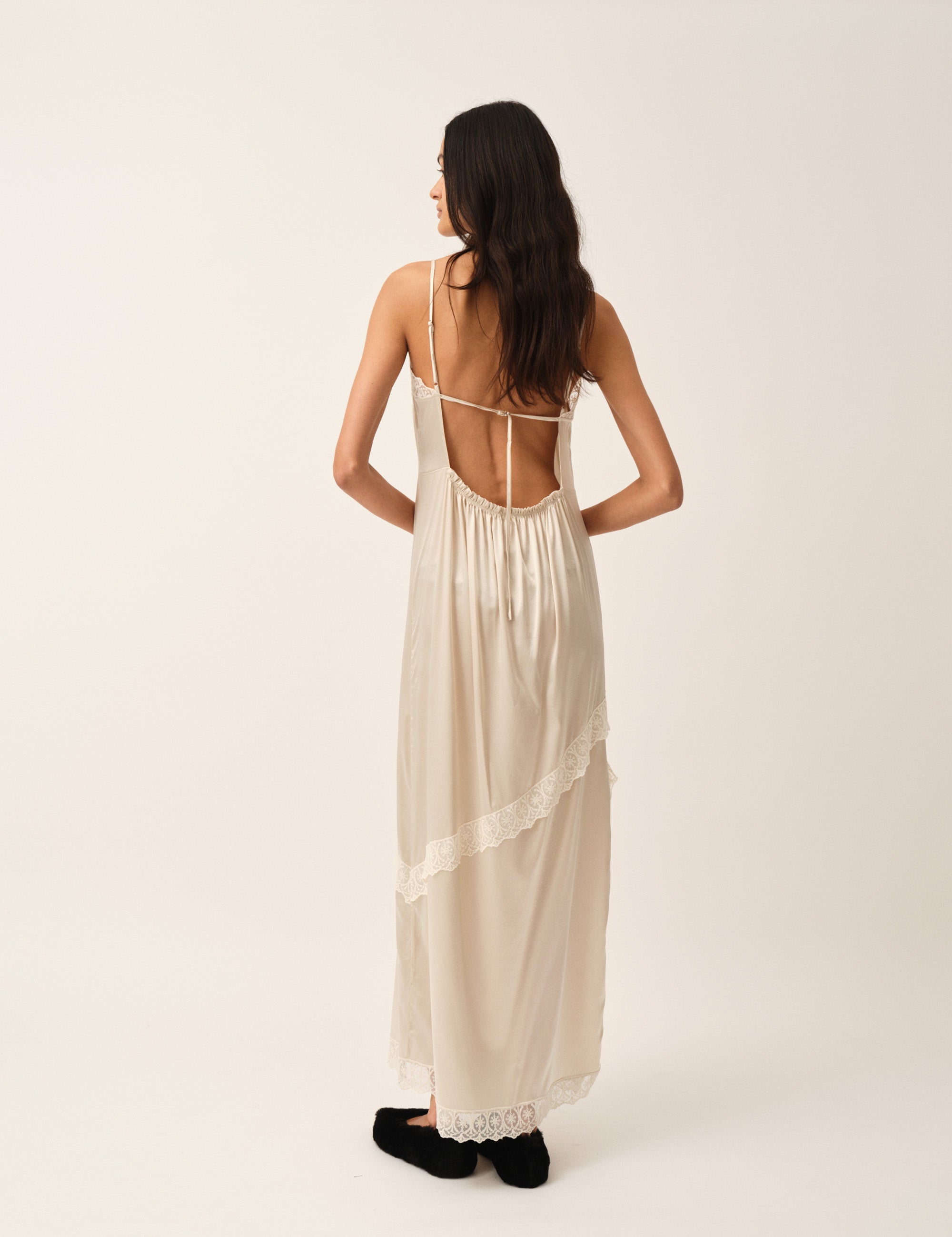 Cata Lace Dress Ecru 4 / Ecru