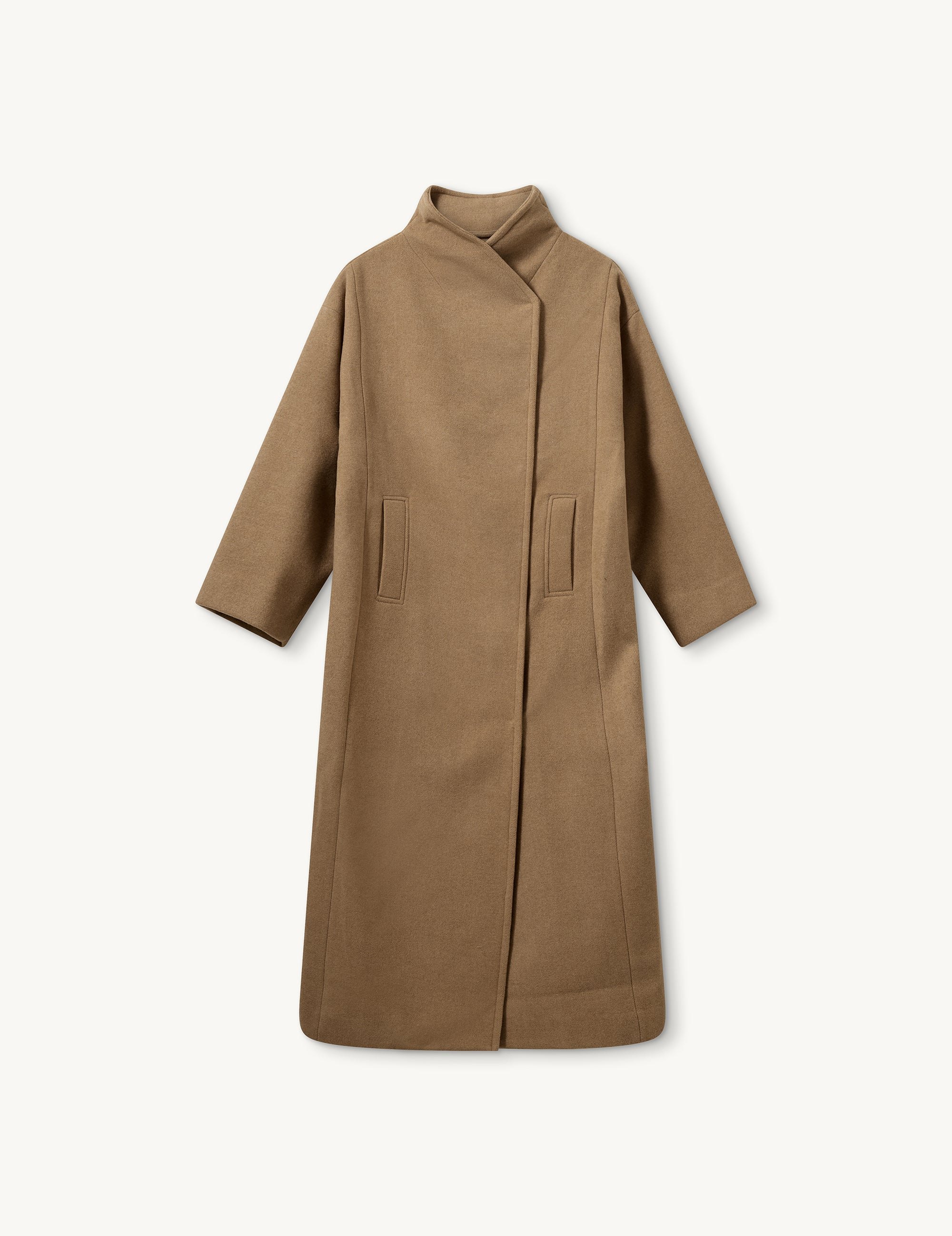 Clooney Neck Coat Raw