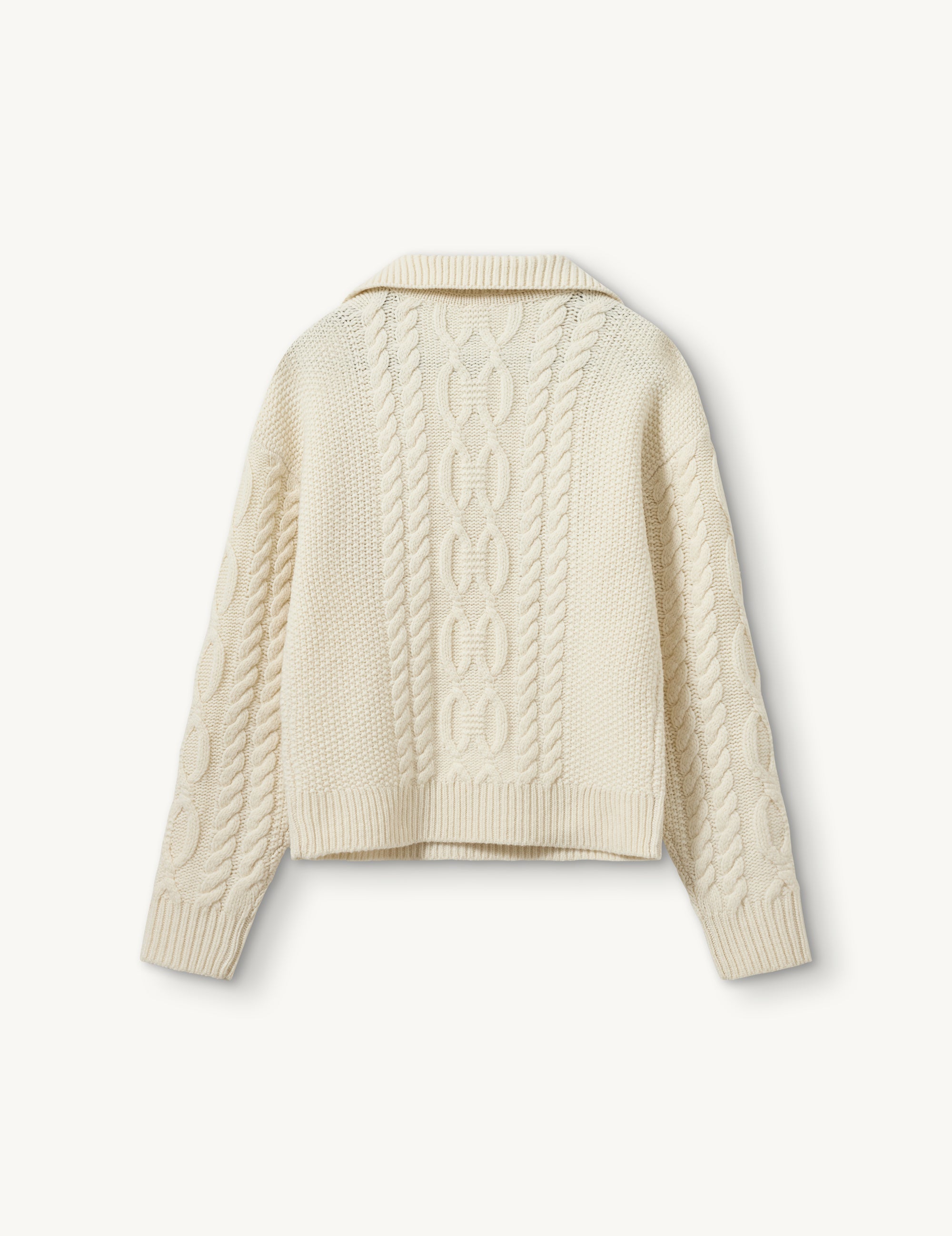 Como Zip Sweater Cream