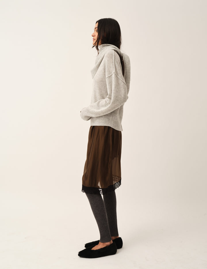Gilian Lace Skirt Espresso 4 / Espresso